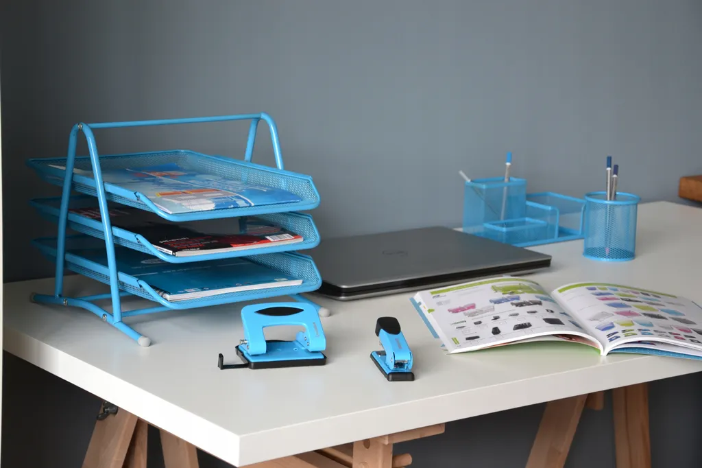 Organizer Penne D.RECT 110851 Metallo Mesh Blu Navy - Offerta Online - 9