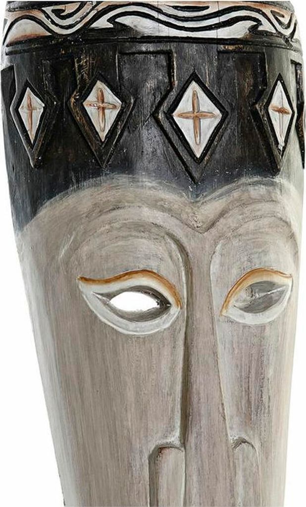 Deko-Figur DKD Home Decor Bambus Eisen Maske (19 x 10 x 78 cm)