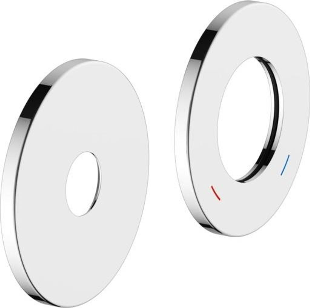 KEUCO Wandrosette Übergröße für Einhebel-Waschtischmischer (2-Loch) UP, rund, 53916010091