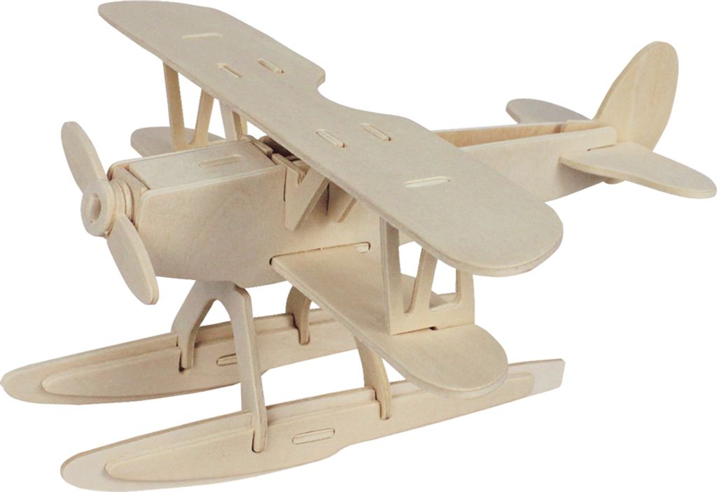 Marabu KiDS 3D Puzzle "Wasserflugzeug" 28 Teile Holzbausatz