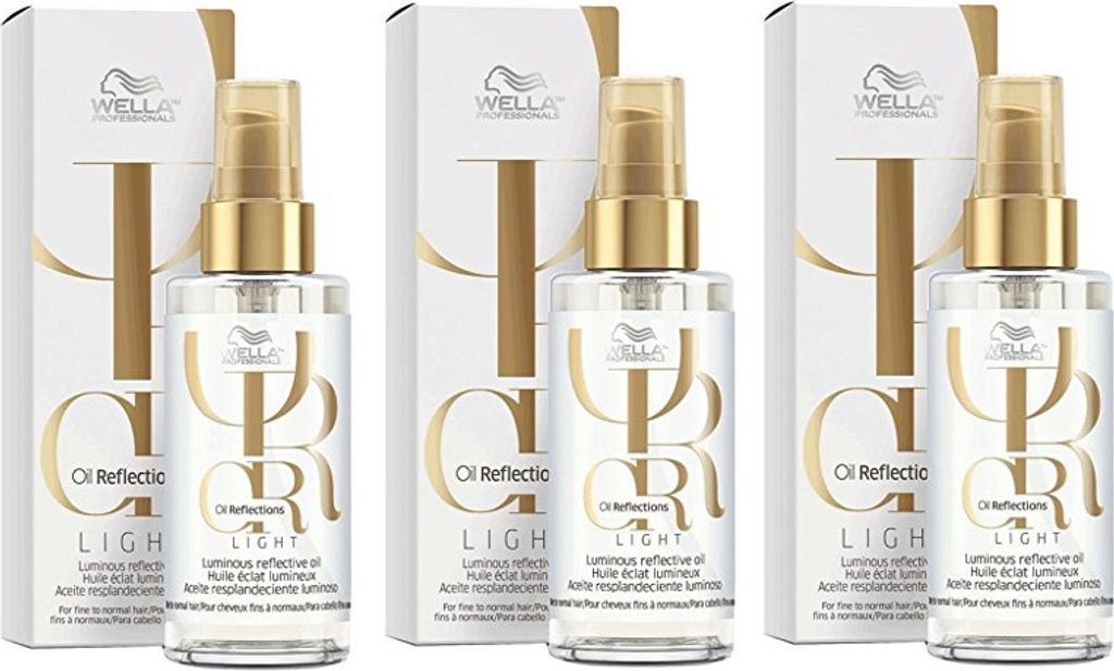 Wella Oil Reflections Light Luminous Reflective Oil 3x100ml