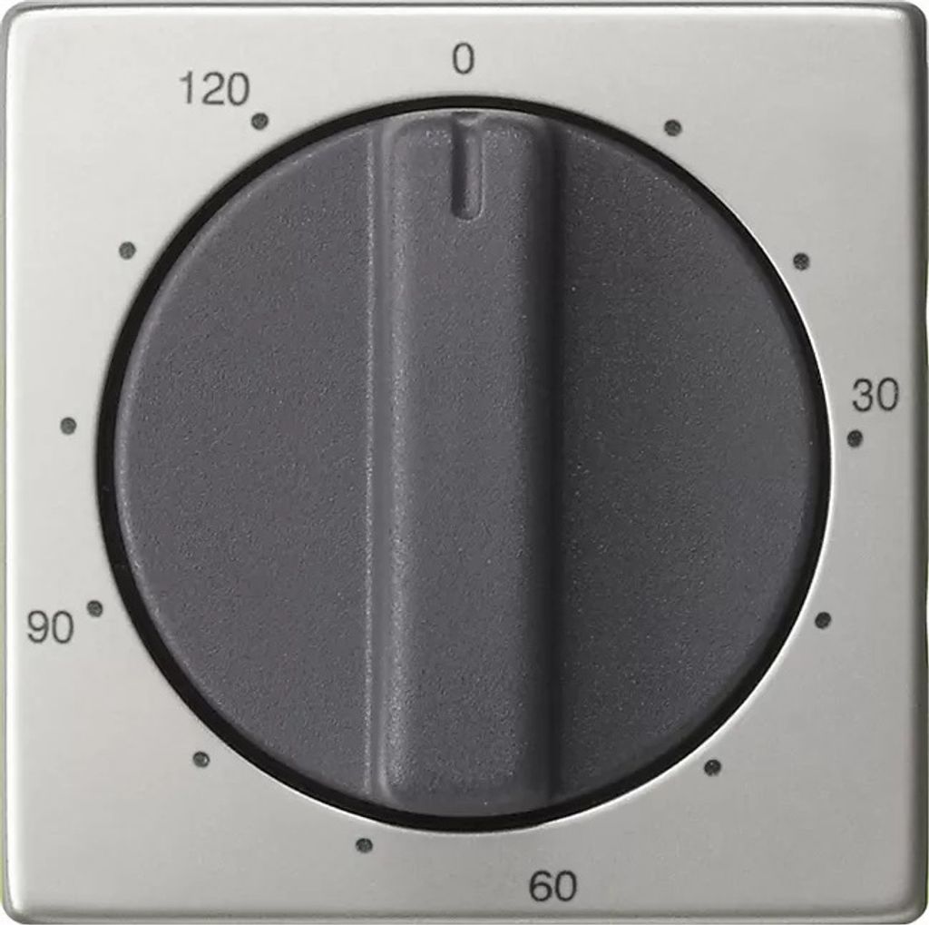Gira 0642600 Abd. Knebel Zeitschalter 120 min System 55 Edelstahl