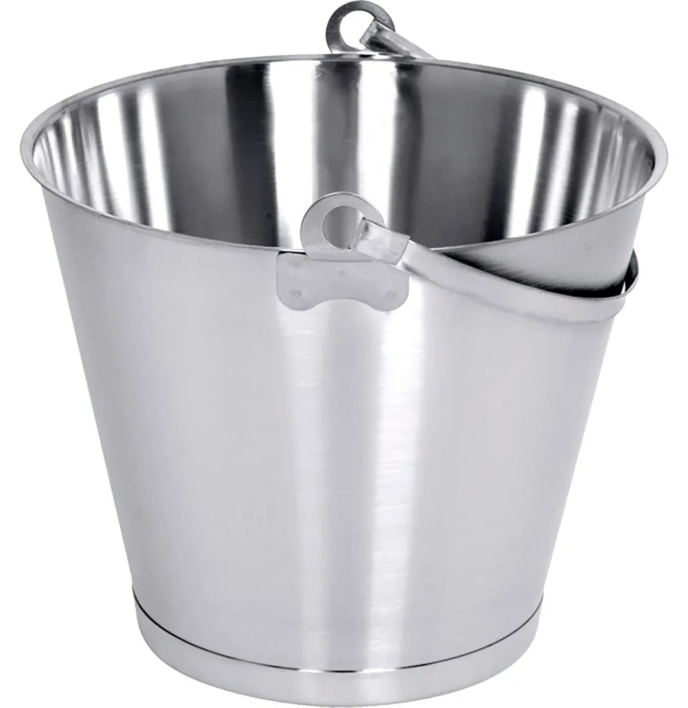 Seau industriel gradué 12 litres résistant aux acides et aux produits