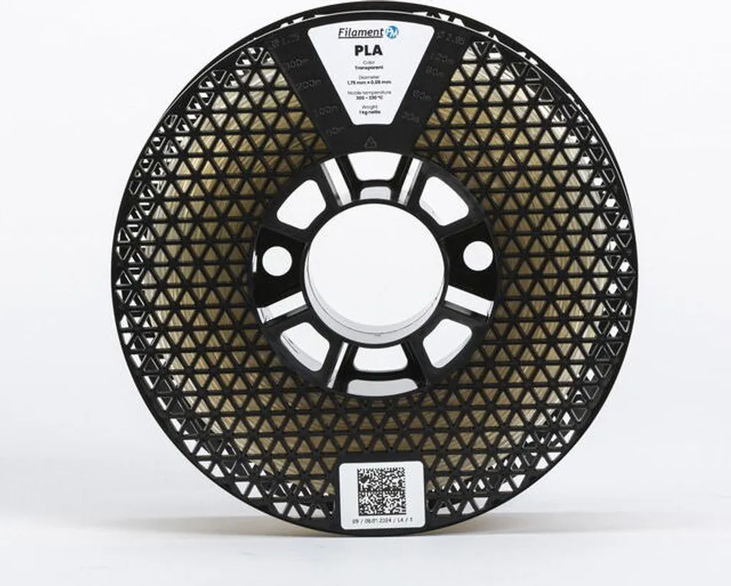 Consommable Impression 3D PLA 1.75mm Transparent Filament PM 1kg - 2