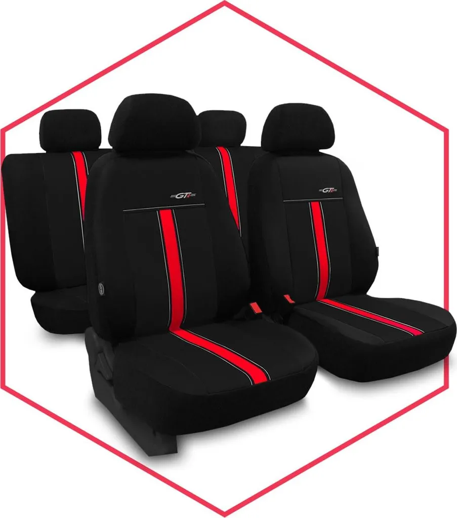 Coprisedili Sportivi Citroen Berlingo | Nero/Rosso | Protezione Top