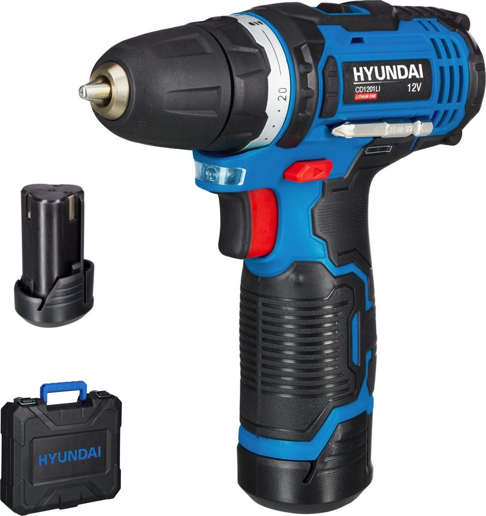 HYUNDAI Akku-Bohrschrauber CD1201LI SET2A (12V, 1300 U/min, Produktbild 