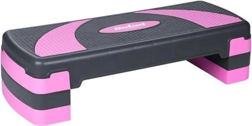 Rebel RBA-3225 Step Fitness 78 cm - Marchepied de Sport Gris et Violet