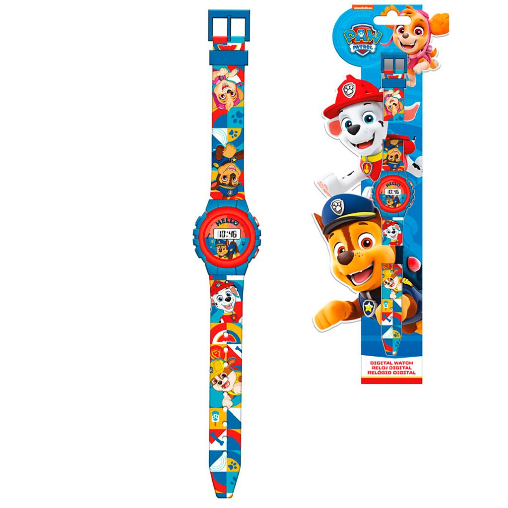EUROtronic Digitaluhr Paw Patrol, Kinderuhr, Mehrfarbig Produktbild 
