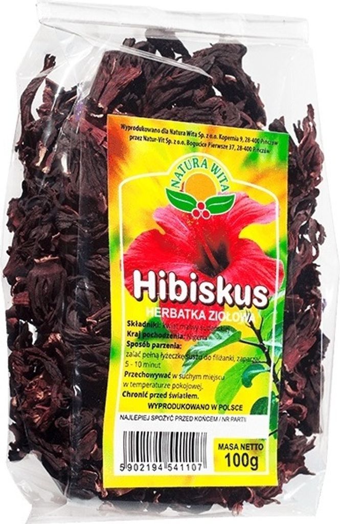 NATURA-WITA Hibiskus 100g Produktbild 