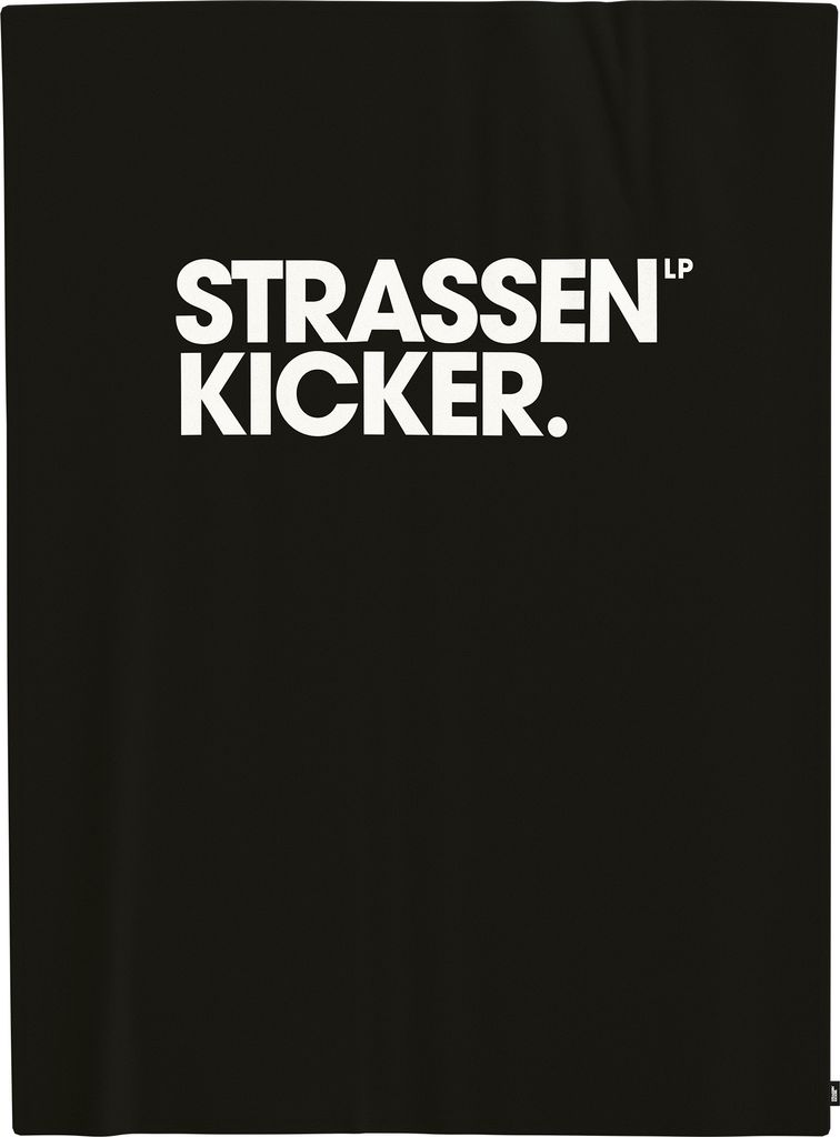 STRASSENKICKER Wellsoft Flauschdecke 150x200 cm Kuscheldecke by LP10