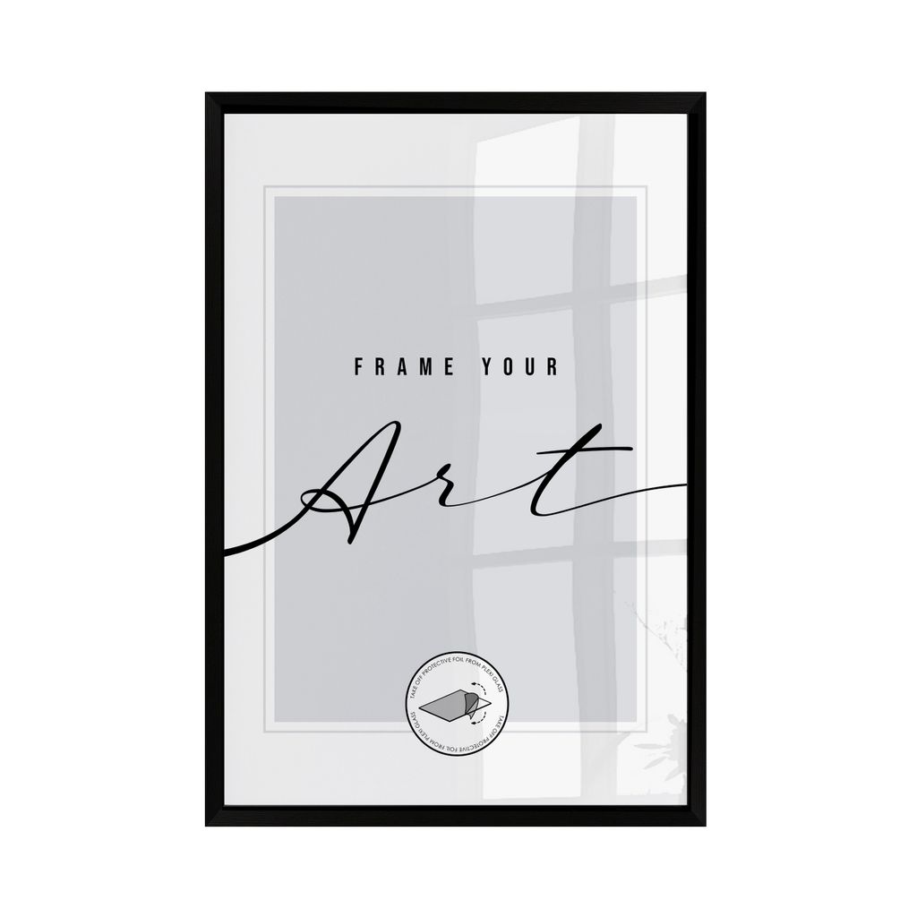 🖼️KNOR® Bilderrahmen 40x60 cm-Schwarz-,Posterrahmen, Produktbild 