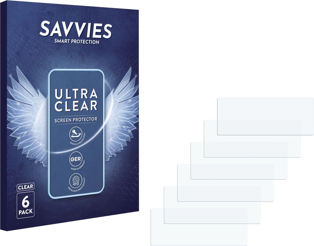 6x Für Dodosoul M800 Schutzfolie Savvies Displayschutz Display Schutz Folie Klar Transparent