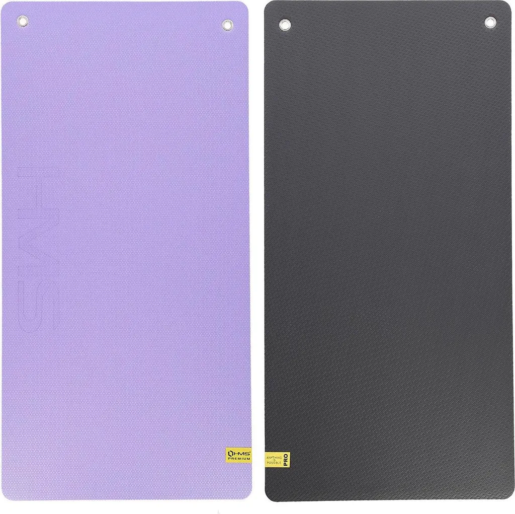 Tapis de fitness EVA 120 x 60 cm épaisseur 15 mm violet et noir