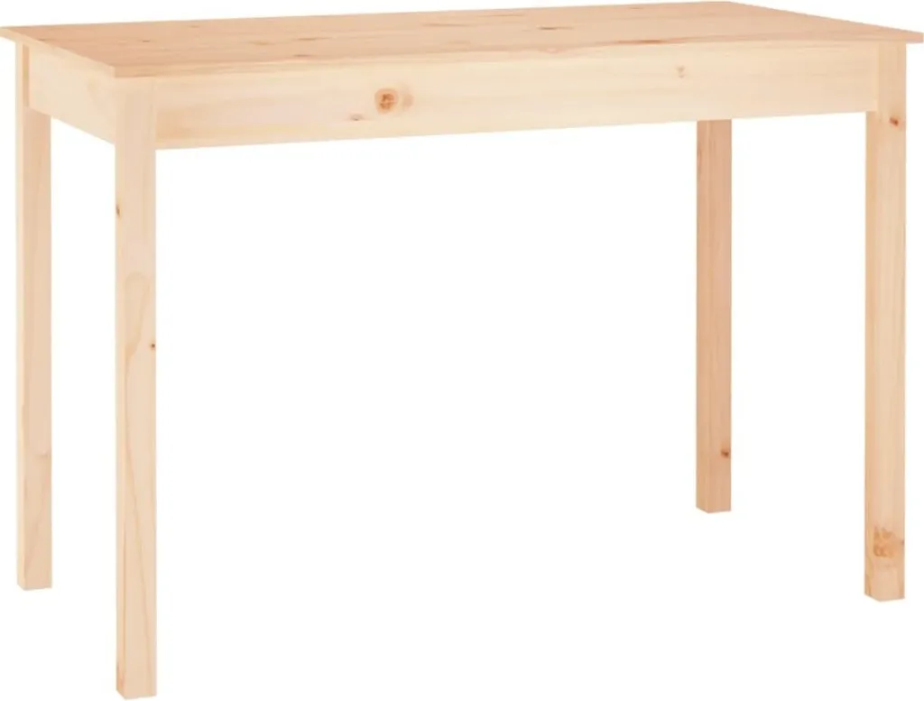 Tavolo Da Pranzo In Pino Massello VidaXL 200x100x75 Cm | Gambe In Metallo E Design Moderno