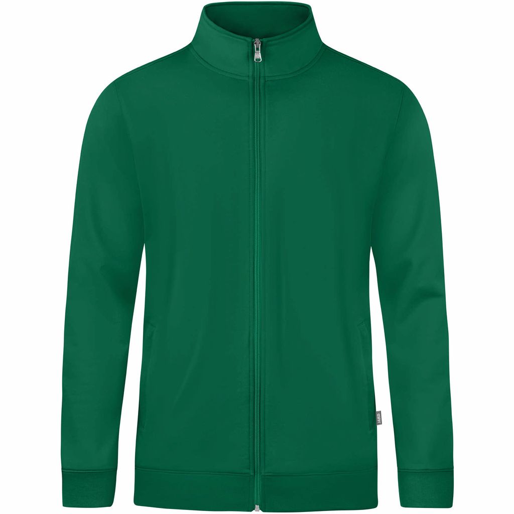 JAKO Unisex Sweatjacke Doubletex, Farbe:grün, Größe:4XL