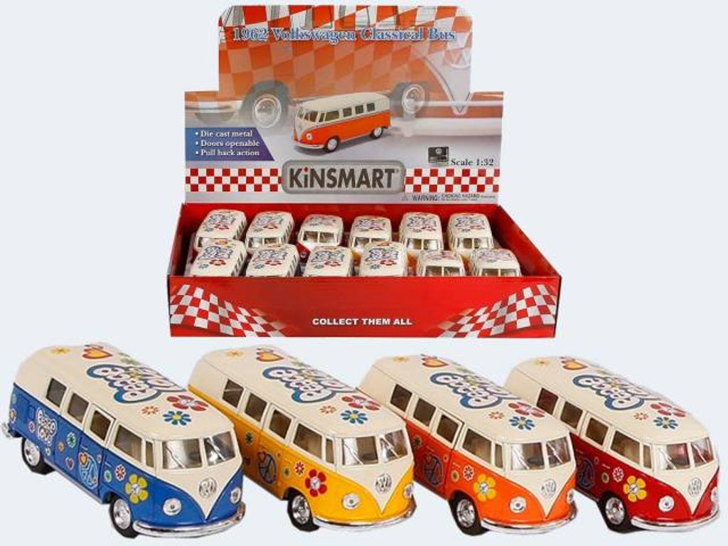 Volkswagen Classic Bus 1962 4f 10cm Metal Rückzug