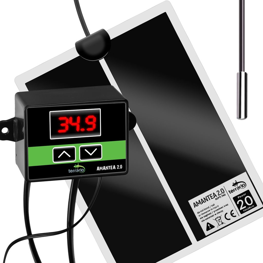Terrario Amantea 2.0 20W - termoforo con termostato Immagine del prodotto 