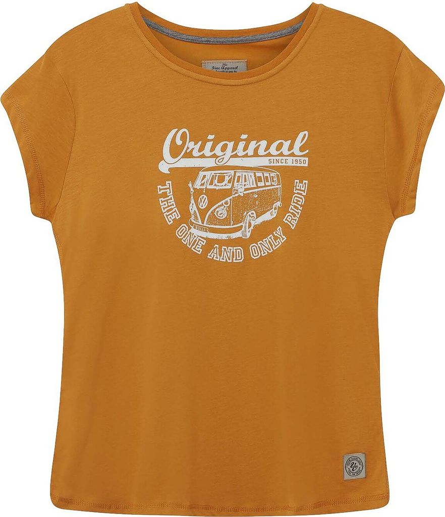 Damen T-Shirt VW Bulli »ORIGINAL RIDE« Yellow White