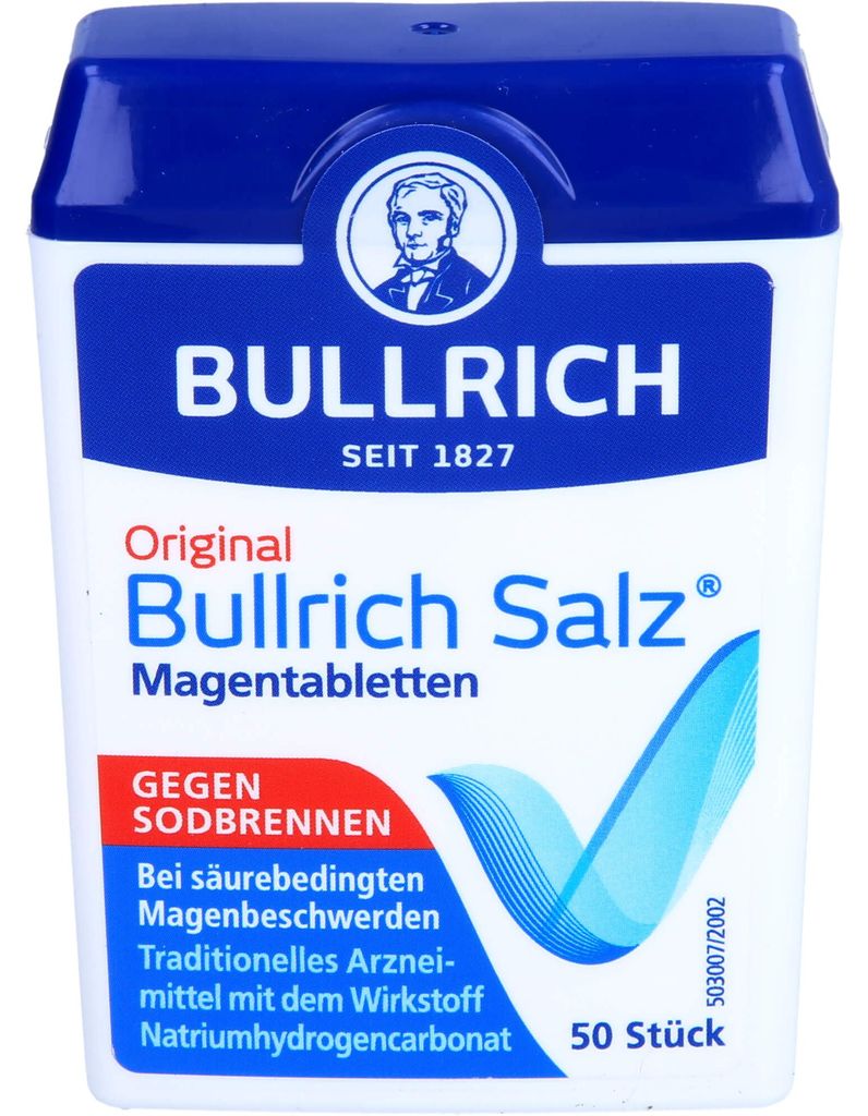 Bullrich Salz Magentabletten, 50 St. Tabletten Produktbild 