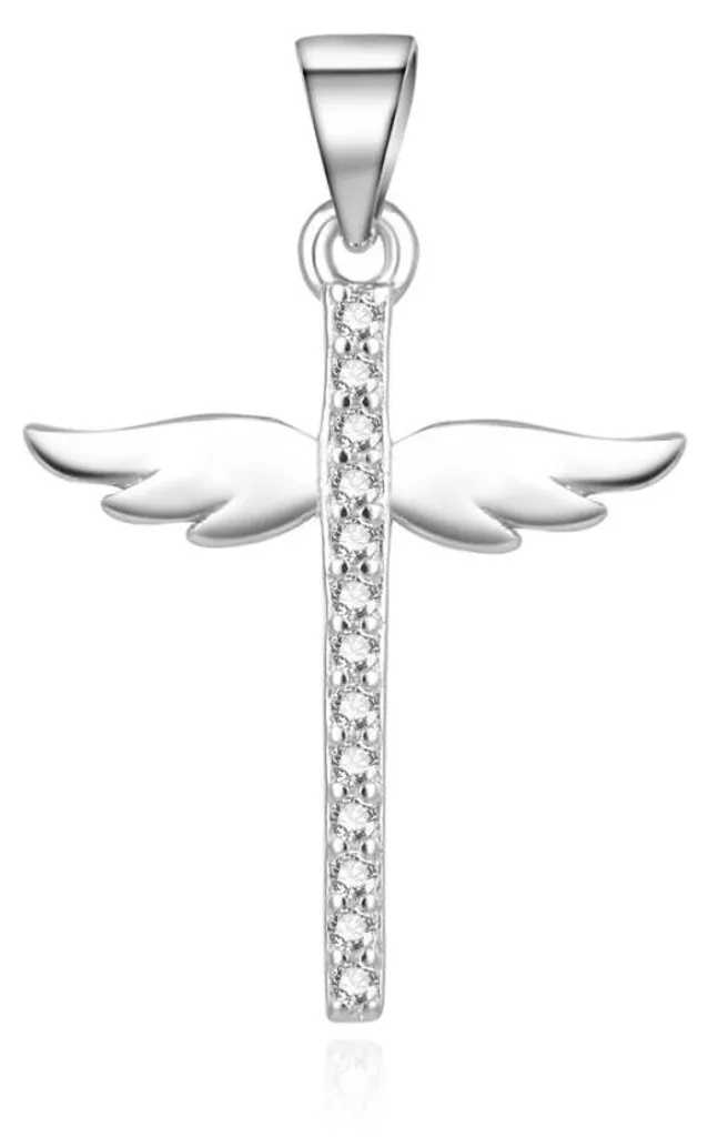Pendentif Argent Rhodié et Zirconium AGH229 : Brillance Durable