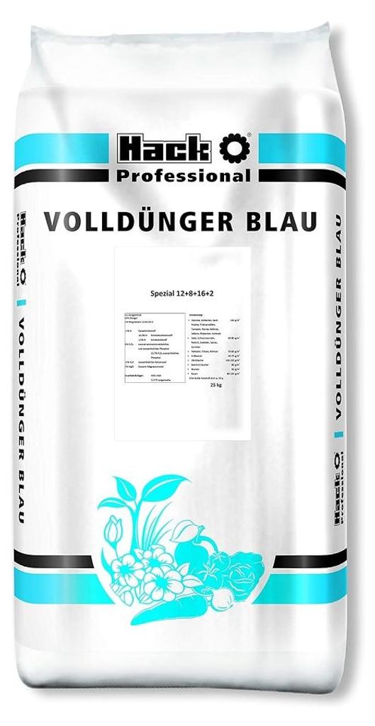 Hack Profi Volldünger Blau  Spezial Blau-Dünger NPK 12+8+16 Produktbild 