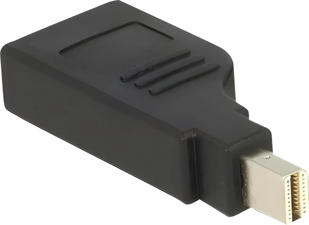 Delock Mini DisplayPort Adattatore 4K | Angolo 90° per Setup Minimal