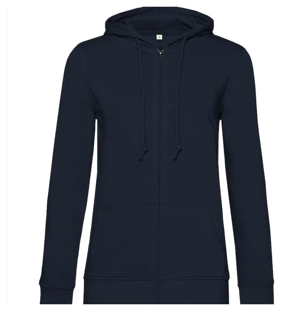 B&C - "Inspire" Hoodie mit durchgehendem Reißverschluss für Damen LT5872 (XL) (Marine)