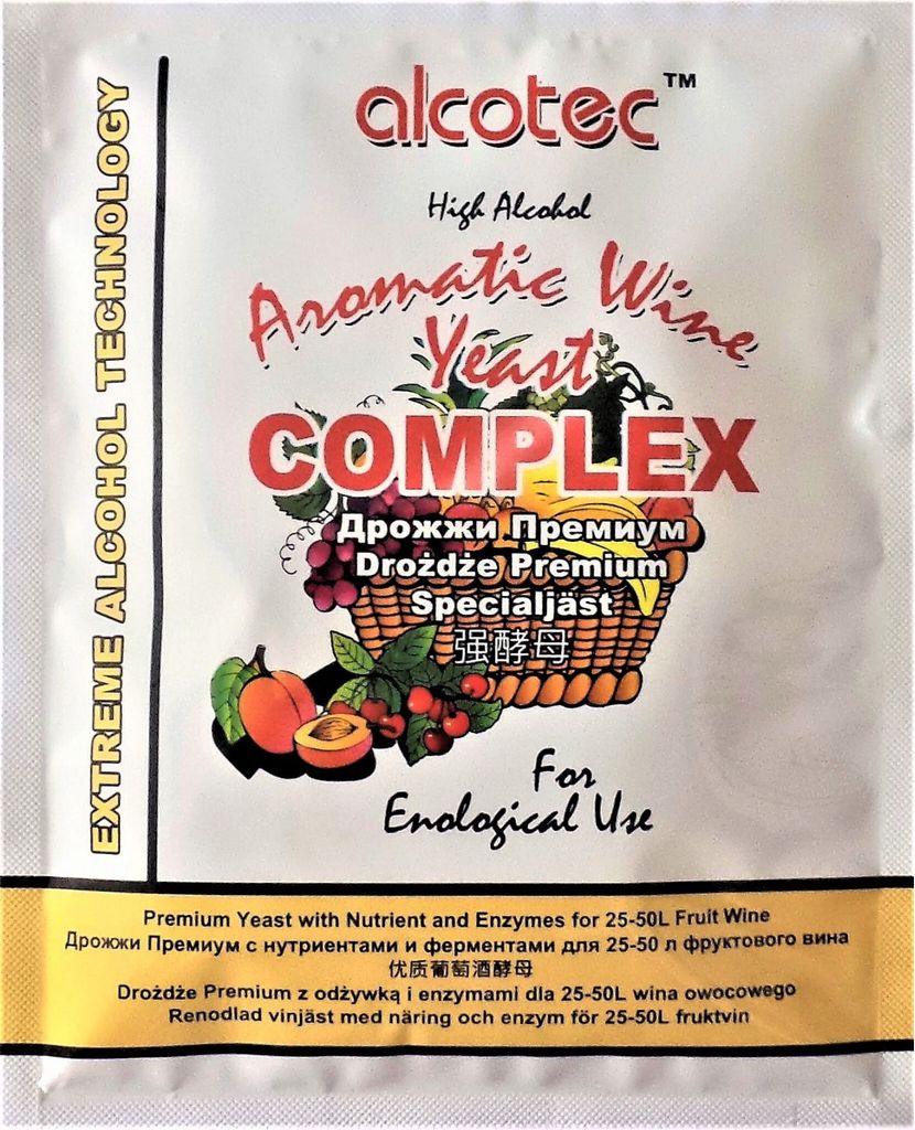 Alcotec Weinhefe - Aromatic Wine Complex, Wein Hefe, Hefe für Wein