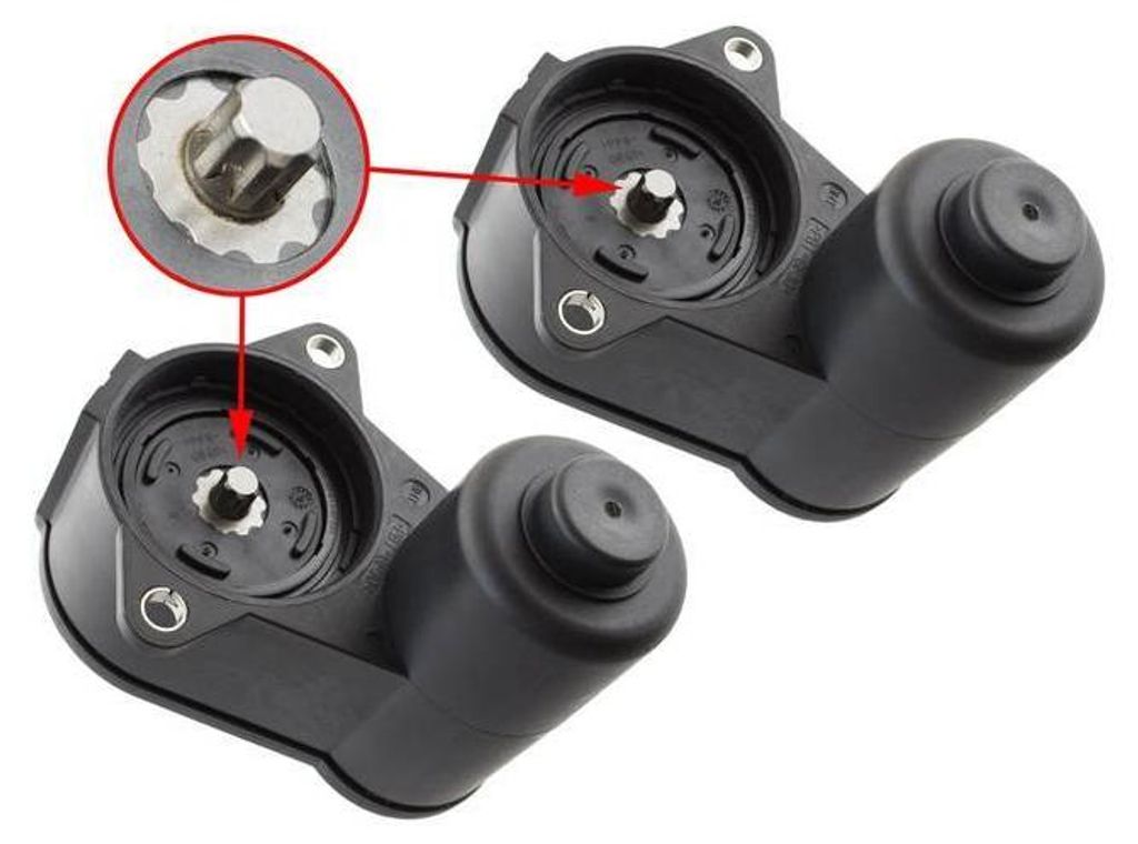 2x Stellmotor Handbremse 6Tor für VW Passat B6 B7 Sharan Tiguan Audi Q3 Alhambra