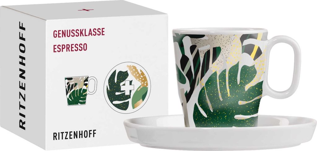 Genussklasse Espresso-Set #4 Von Ritzenhoff Design Team