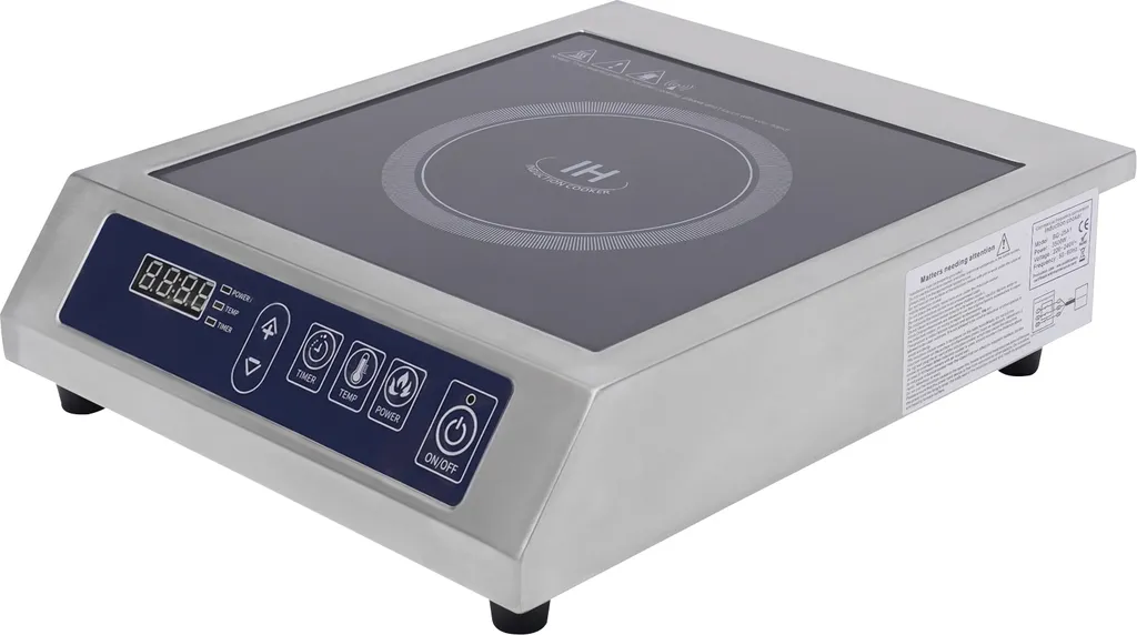Table induction sécurisée avec chauffage rapide et commandes tactiles LED - 5