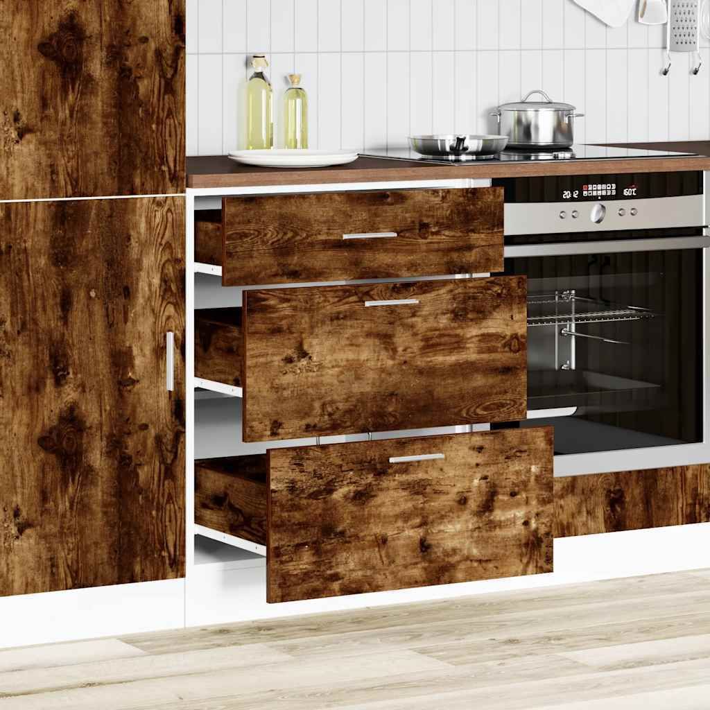"2026 Aktion"Küchenunterschrank/Sideboard Küche Moderne Design - CLORIS - Buffetschrank - Lyon Räuchereiche Holzwerkstoff - DEMöbel2124071