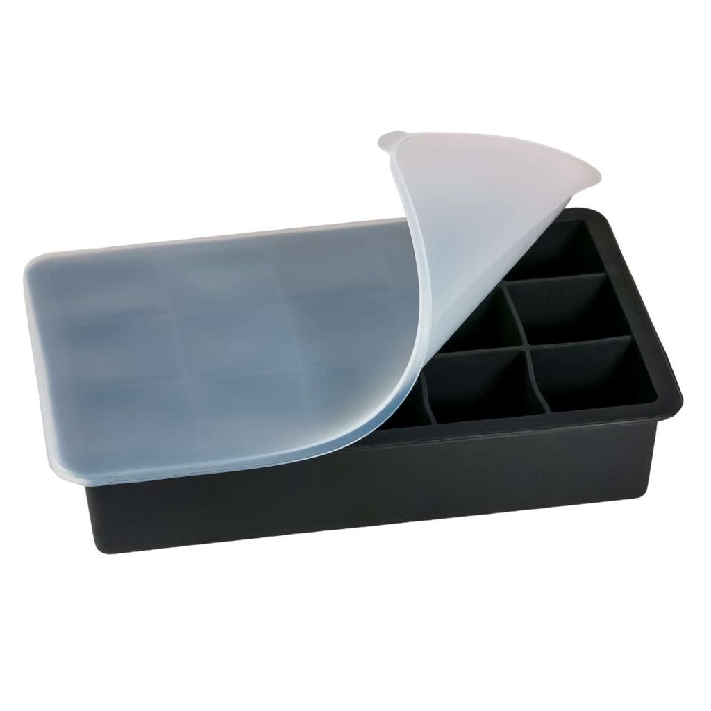 Intirilife 1x Eiswürfelform/Silikonform in SCHWARZ – Produktbild 