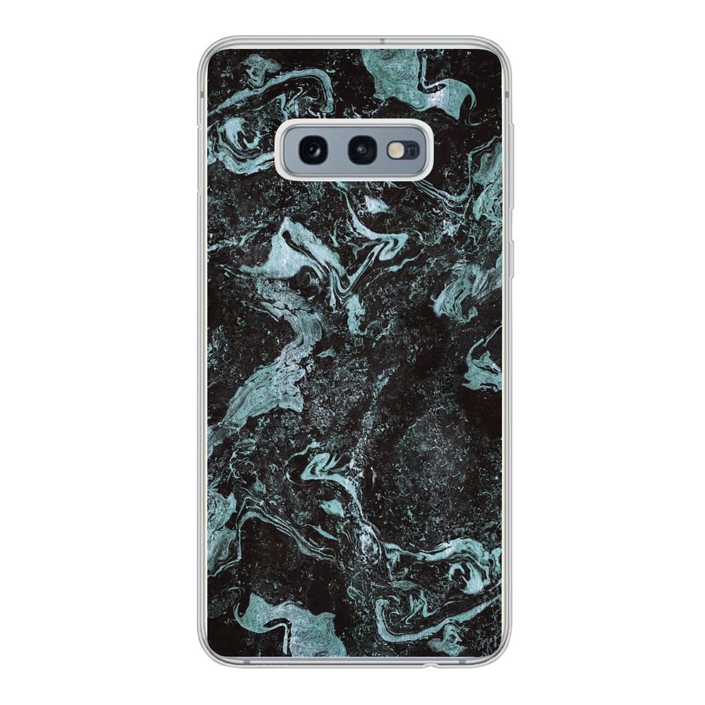 MuchoWow Handyhülle Schutzhülle Hülle für Samsung Galaxy S10e Marmor - Naturstein - Luxus Silikon Softcase Handy Hülle - Handy
