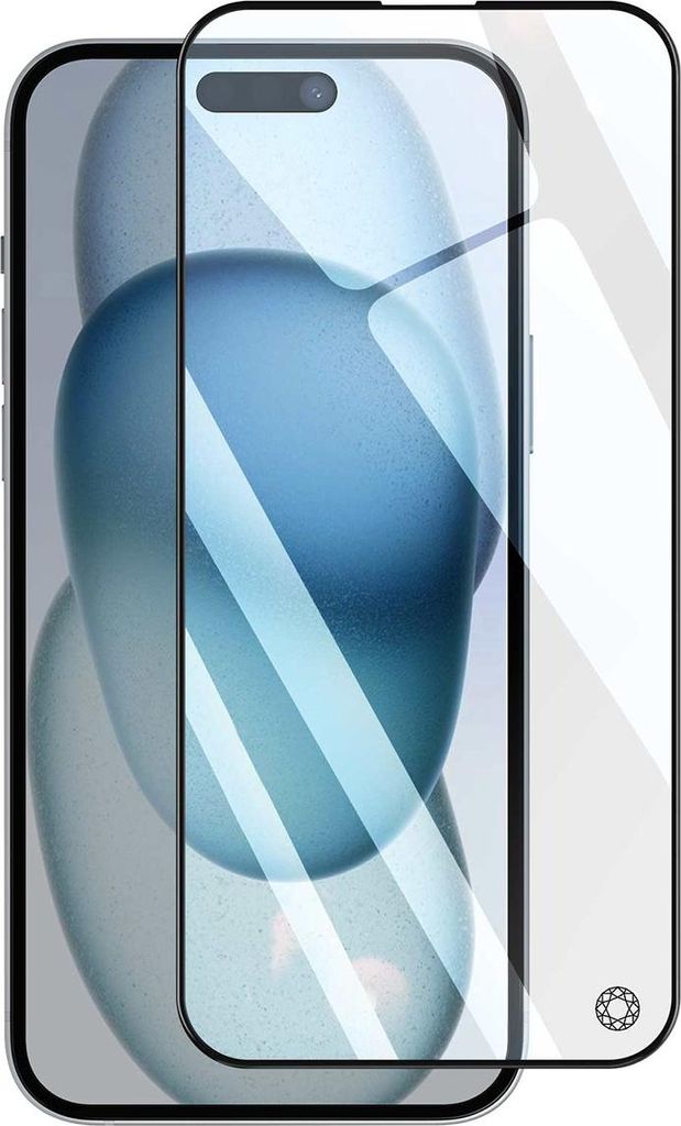 Force Glass, Glas-Folie für Apple iPhone 15 Plus 2.5D Original, Transparent