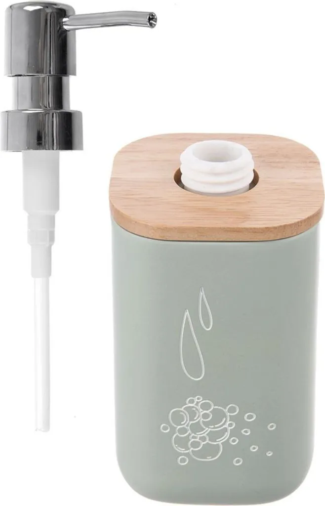 Orion Ensemble Salle de Bain 3 Pièces Vert GREENISH Distributeur Savon - 4
