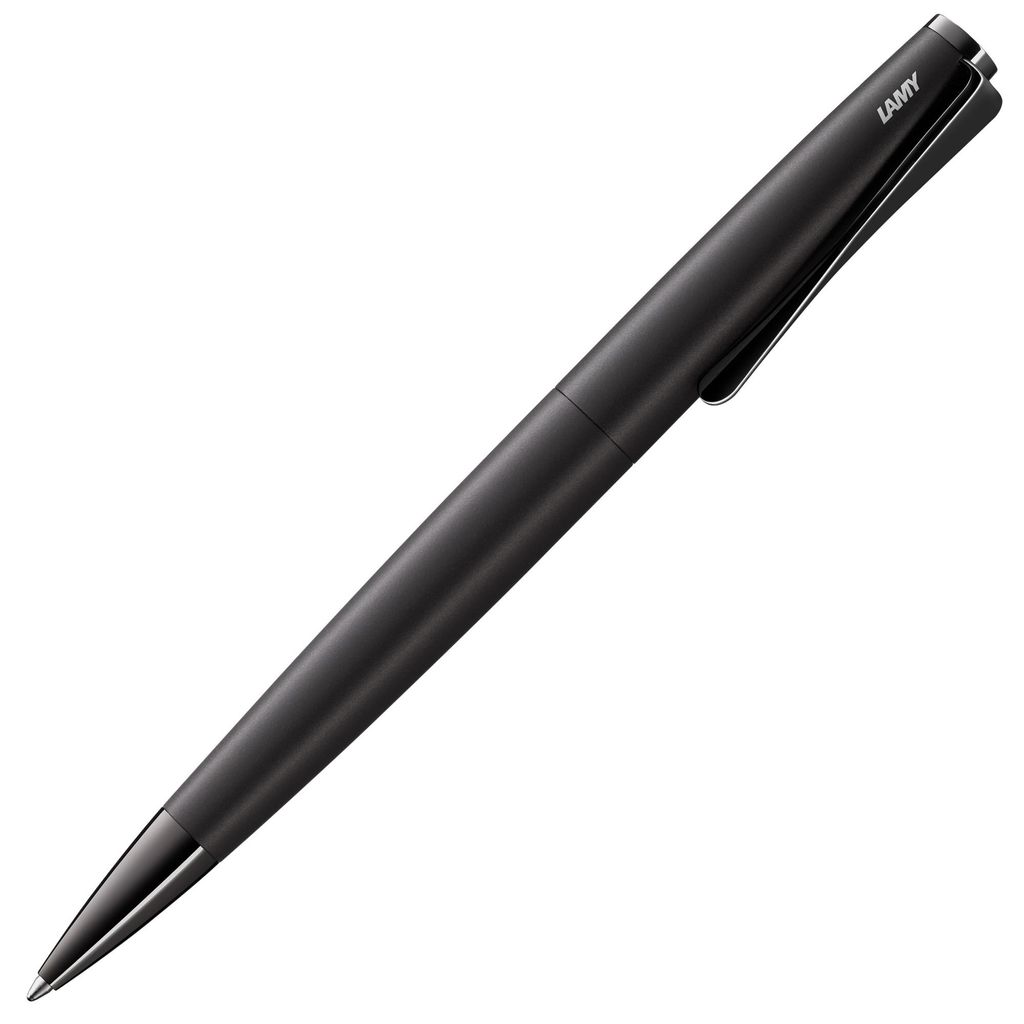 LAMY studio lx-all-black Kugelschreiber Edelstahl Clip Großraummine M 16 Stichbreite M in schwarz