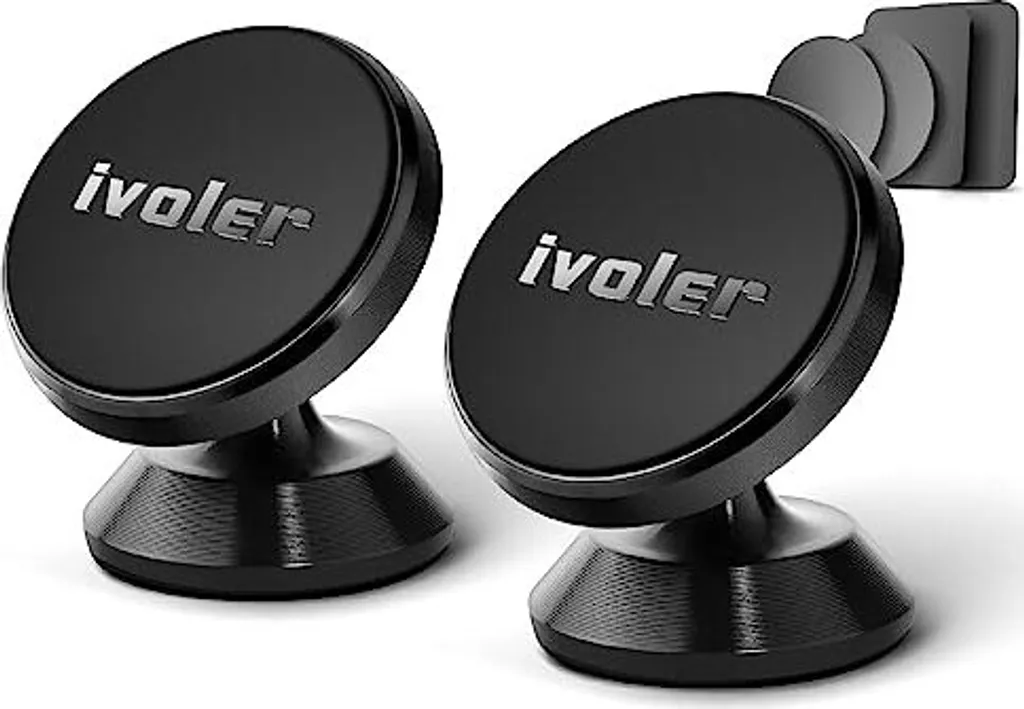 iVoler Supporto Auto Magnetico Universale 2 Pezzi Calamita 360° Rotazione