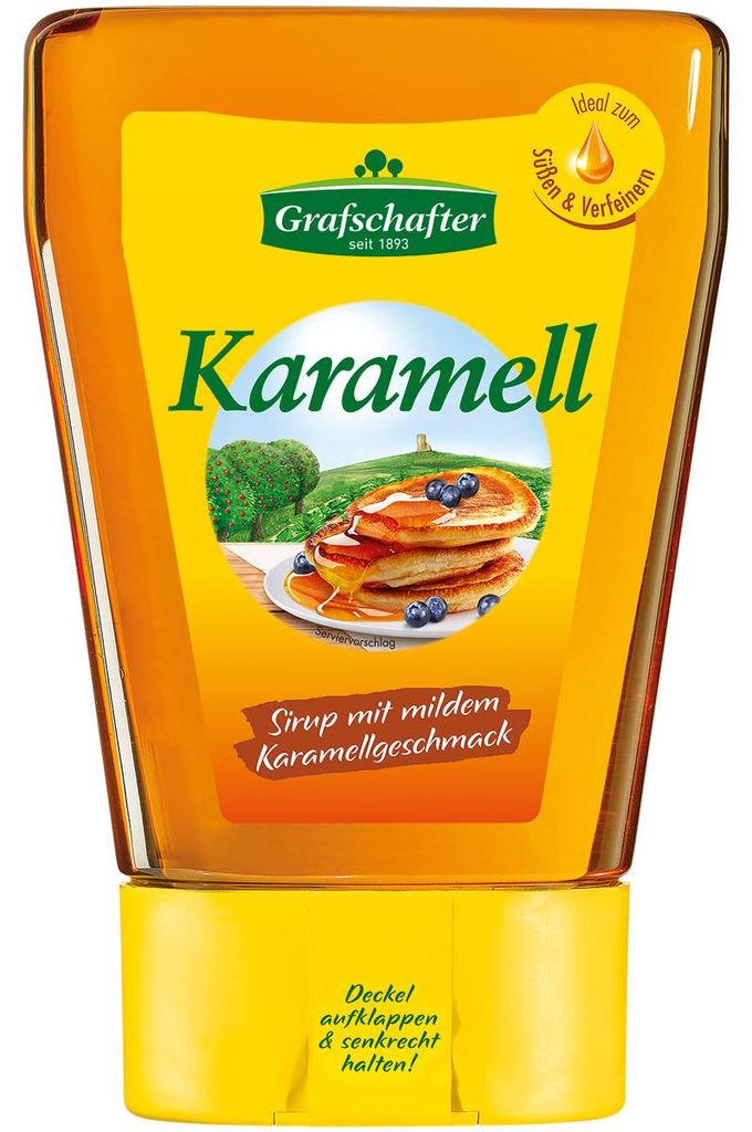 Syrop karmelowy Grafschafter do herbaty, kawy i koktajli Zdjęcie produktu 