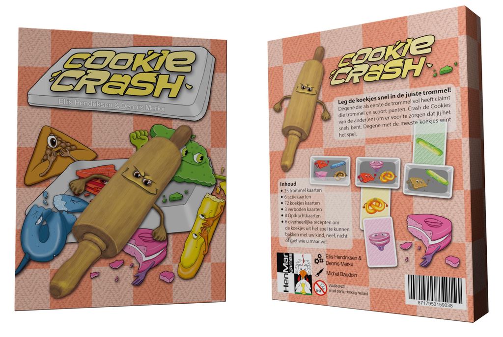 Boosterbox Cookie Crash Kartenspiel für Kinder und Erwachsene