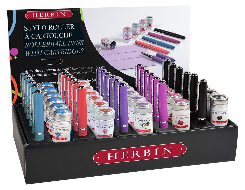 Herbin Display leer Roller + Patronen