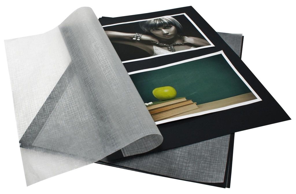 Goldbuch Fotokarton schwarz DIN A4 mit Pergamyn 20 Blatt 83006 83 006