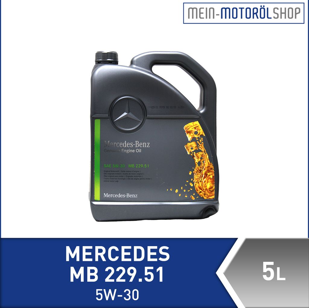 Mercedes 5W-30 229.51 5 Liter Produktbild 