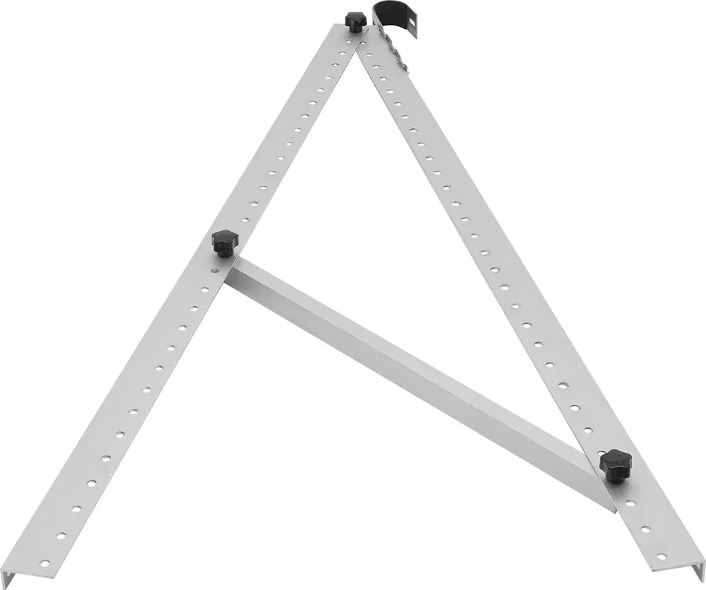 Supports Solaires avec Angle Ajustable 0-90° pour Grands Modules Argent