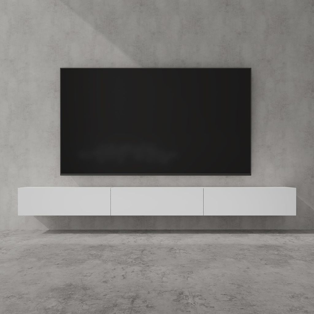 doporro TV Lowboard hängend Fernsehschrank Wohnzimmer | Produktbild 