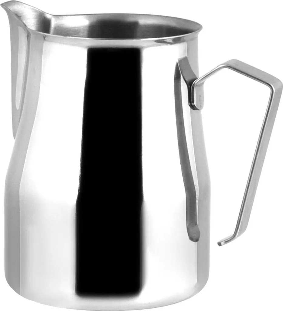 H&H Pot à lait en acier inoxydable 1000cc - Pichet barista professionnel
