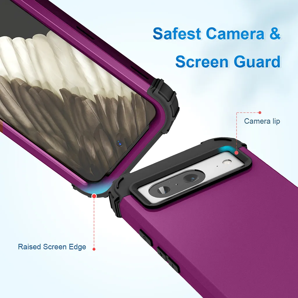XINYEXIN Cover per Google Pixel 8, Traslucida Custodia