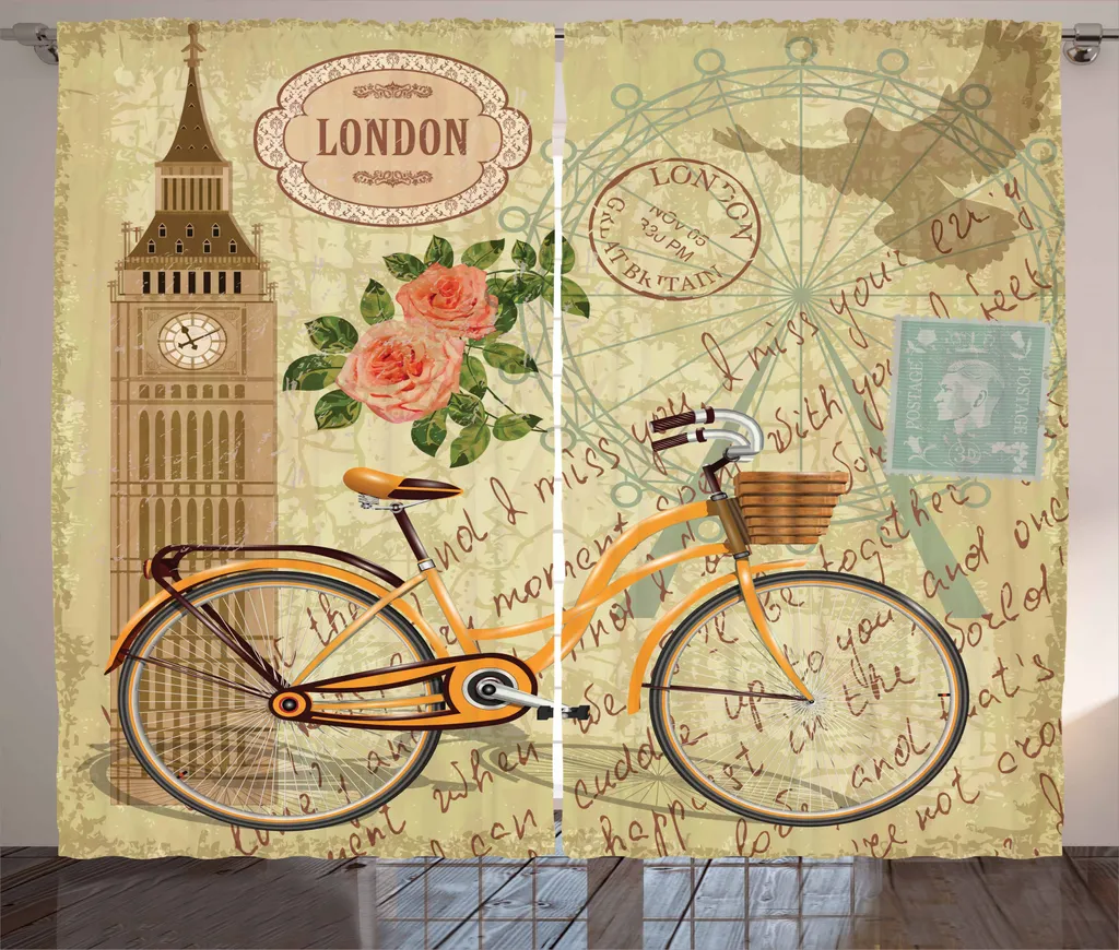 Tenda Design Londra Big Ben 280x245 cm - ABAKUHAUS Originale