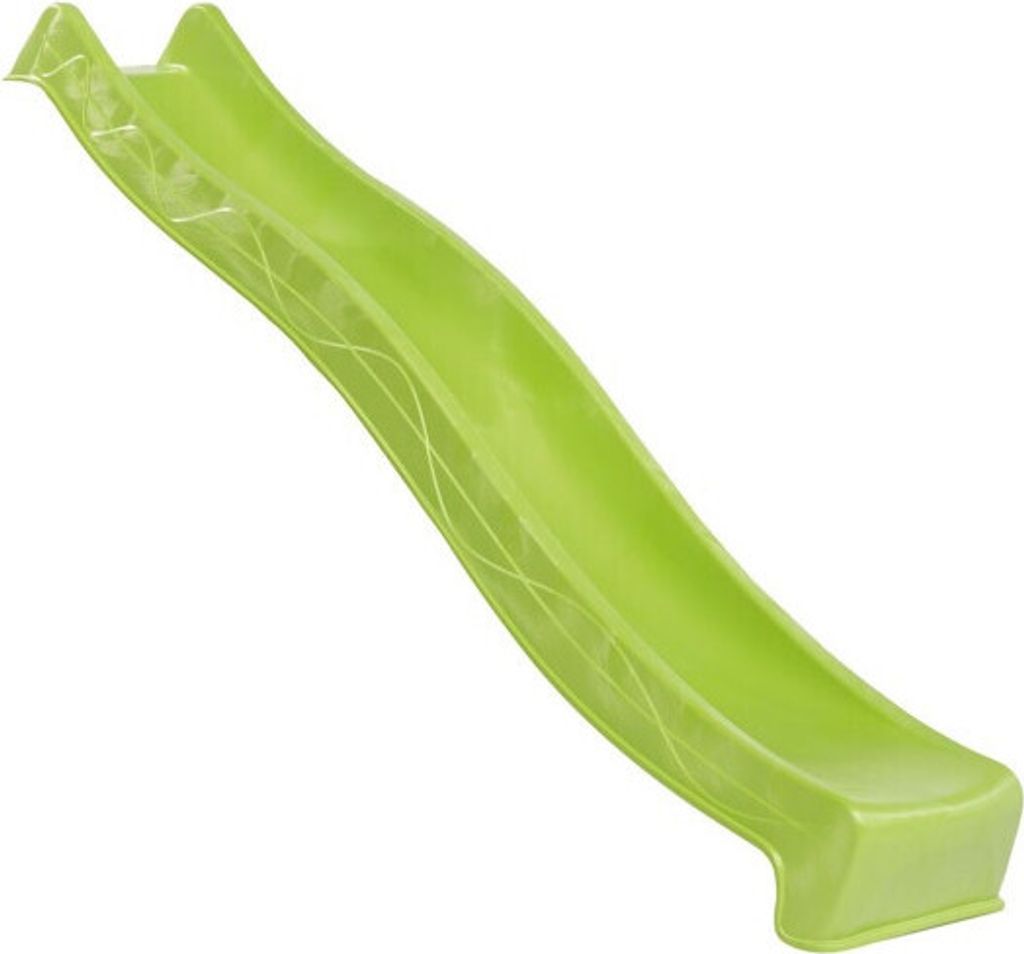 4iQ Slide Wellenrutsche Rutsche 150 Hellgrün aus HDPE für Kinderspielplatz