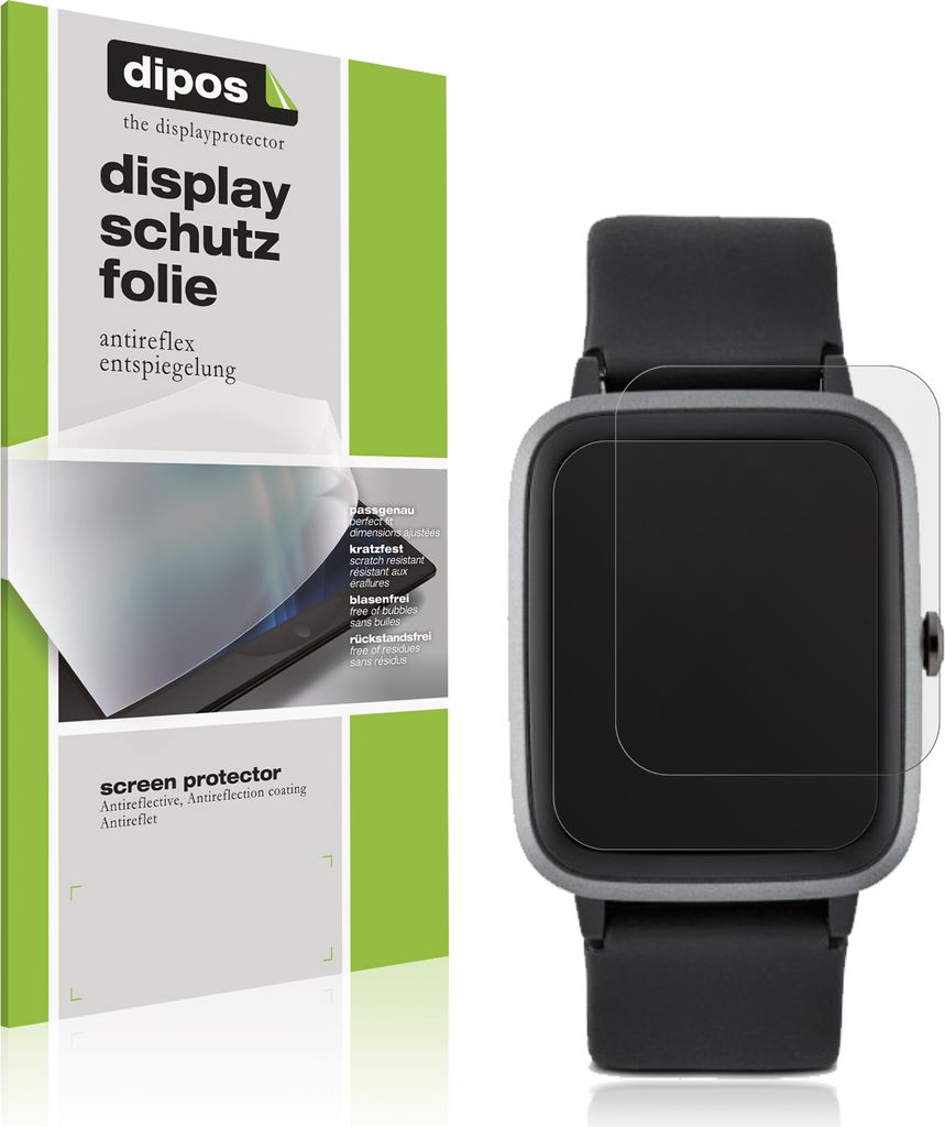 2x Schutzfolie für Medion P4000 matt Displayschutzfolie Folie Display Schutz dipos